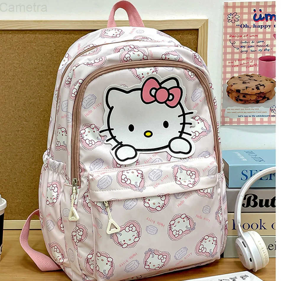 Sanrio Schoolbag Anime Kuromi Cinnamoroll My Melody Pochacco Student Backpack School Bag Large Capacity For Children Girls Boys H251216