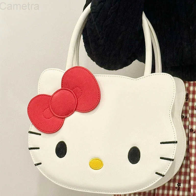 Sanrio New Anime Hello Kitty My Melody Cartoon Pu Leather Messenger Bag Handbag Cute Shoulder Bag Girls Bag Birthday Gift H251216