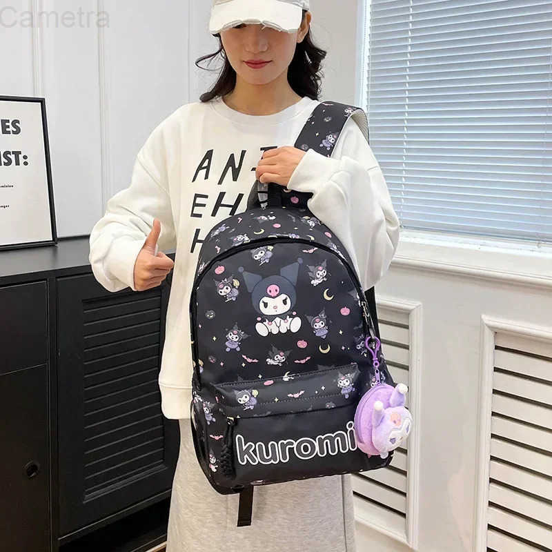 Sanrio Primary Secondary School Junior and Senior High School Students handbag hello kitty kuromi boy girl Schoolbag Backpack H251216