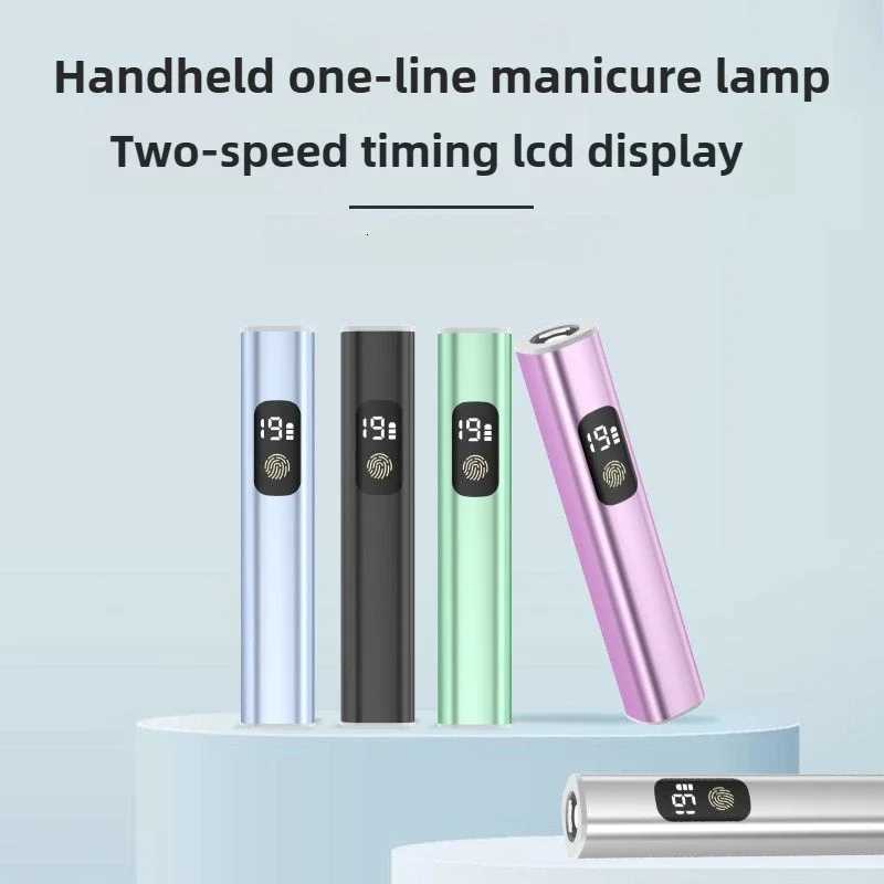 3W 5Colors Portable Quick Dry Nail Dryer Machine Mini UV LED Nail Lamp for HomeSalon Professional Nail Tool with 2Timers SeetingT251216