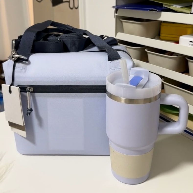 Designer bag lunch bag mini soft lunch box Julienne 7L 14L 40 oz full bag 12 hour cooling travel cooler designer ice pack isothermal bag backpack