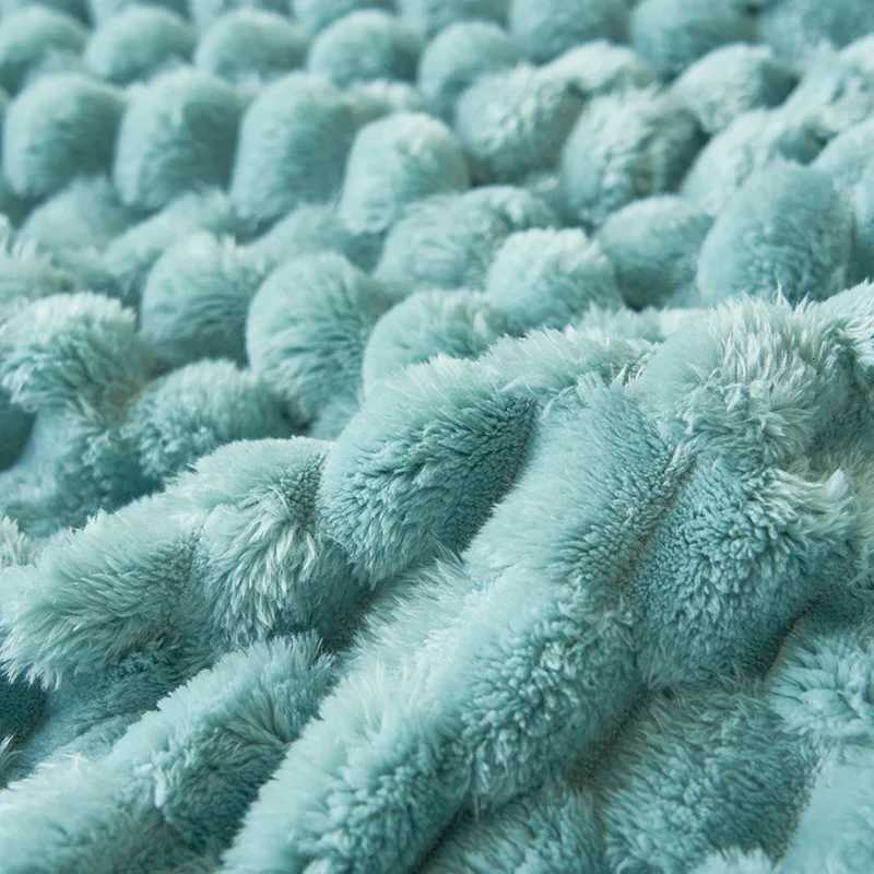 Throw Blanket for Sofa Winter Blanket King Size Home Warm Plaid Comforter Bedspread Bedding Sheet H251216 - view 6