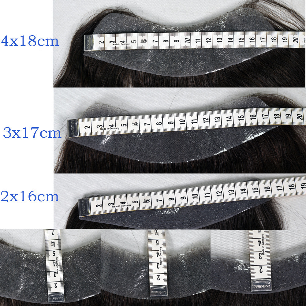 Men Toupee 100% Human Hair Piece V Loop Front Toupee for Men Thin Skin PU Men Wigs 6inch Remy Hair Replacement Natural Color 241115