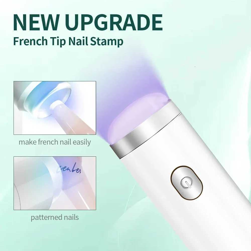 New Nailpop UV Light with Stanp Handheld Mini Nail Cure Lamp with Silicone Stamper Nail Dryer Fast Curing for Gel Polish GlueT251216