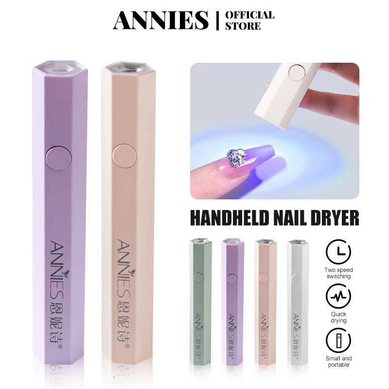 Portable Hand-held Nail Dryer Mini UV Nail Polish/Gel Baking Lamp Fast-dry Photo Lamp 9LEDs UV Flashlight Nail Art ToolsT251216