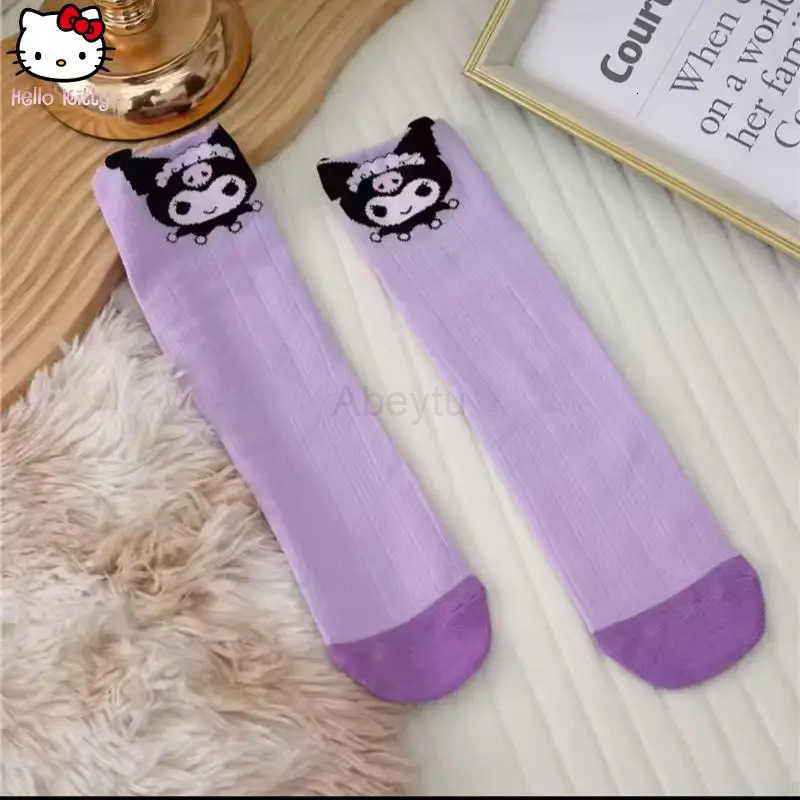 Sanrio Anime Hello Kitty Autumn New Leopard Print Casual Outfit Kawaii Little Girls Bow Sweet Trousers Cartoon Sweet Pullover H251216