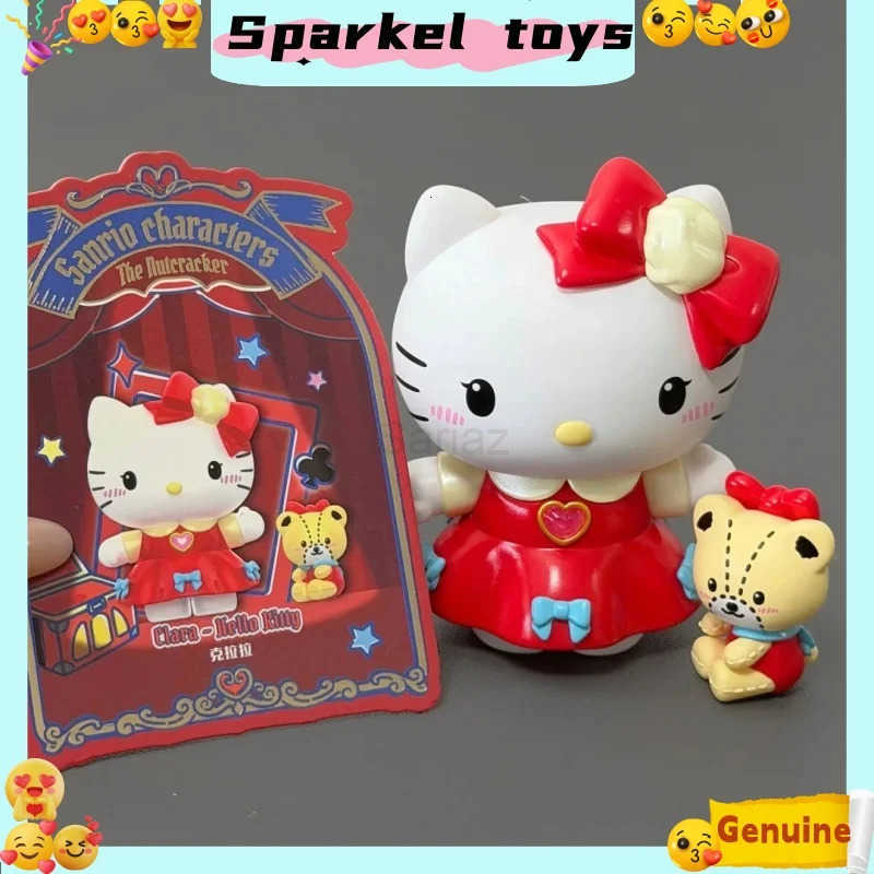 Sanrio Genuine The Nutcracker Series Blind Box Trendy Collect Figurines Kawaii Ornament Model Toys Mystery Box Figure Gifts H251217
