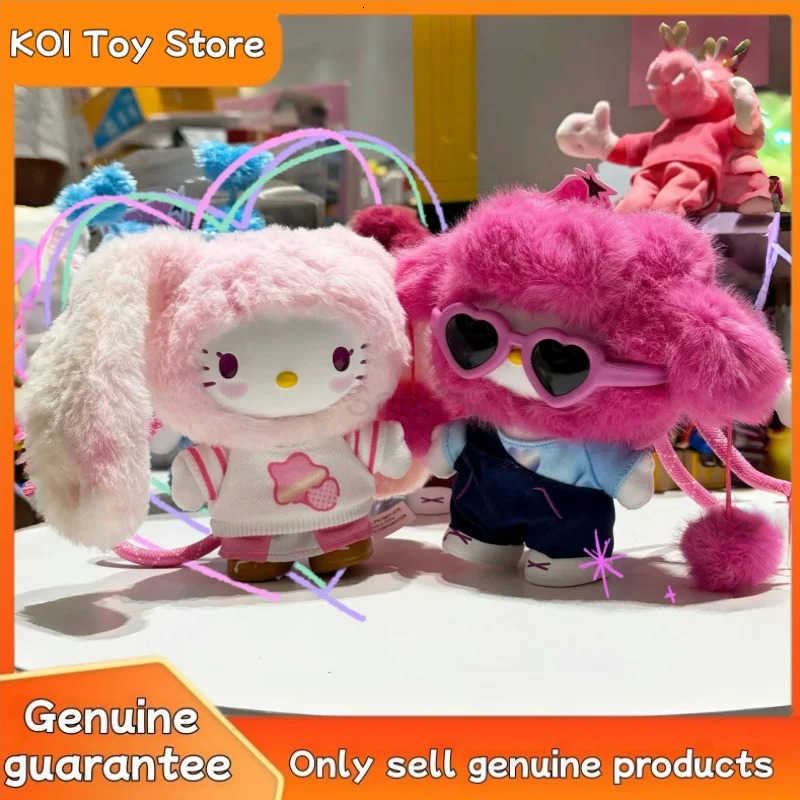 Sanrio New Hello Kitty Popstar Series Vinyl Blind Box Cute Figure Plush Doll Mystery Anime Figures Pendant Collection Model Toy Gift H251217