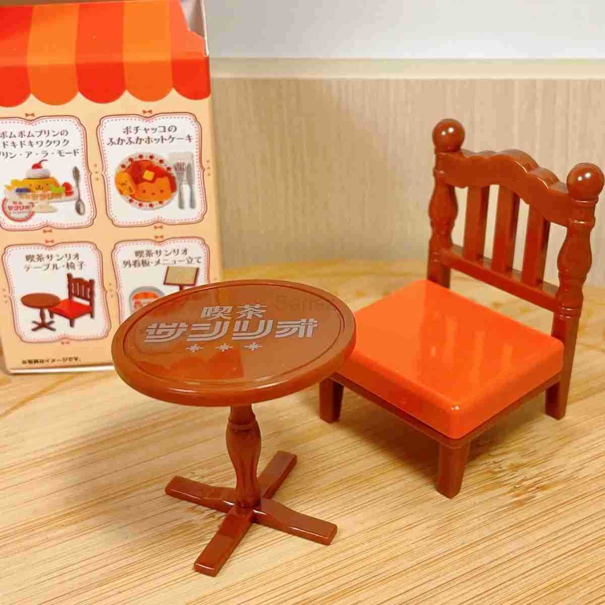 Sanrio RE-MENT Characters Coffee Tee House Miniature Blind Box Scene Toy Collection Action Figure Desk Decor Children Gifts H251217