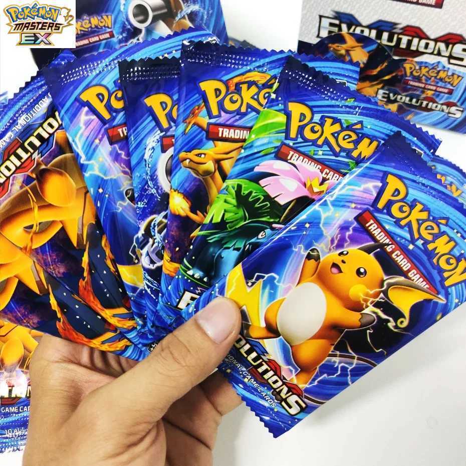 Newest 324Pcs Cards Sun Moon XY Evolutions Booster Box Collectible Tradiner Card Game toy for children L2 L251217IWBA