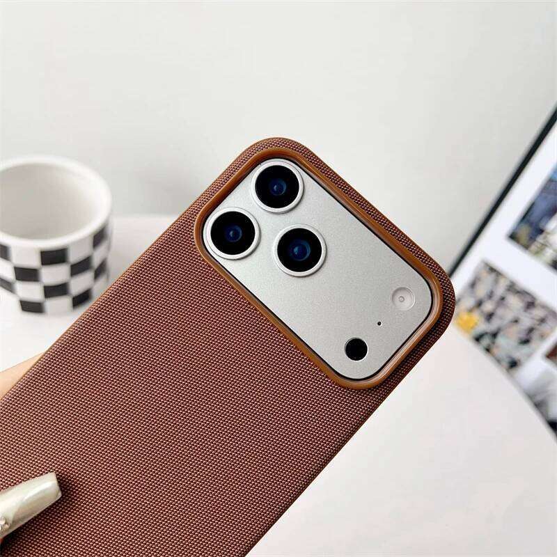 Tech Fabric Woven Magnetic Phone Case for IPhone 17 16 Pro Max 17Pro 16Pro IPhone17 IPhone16 Mag Safe Shockproof Cover 25H1217