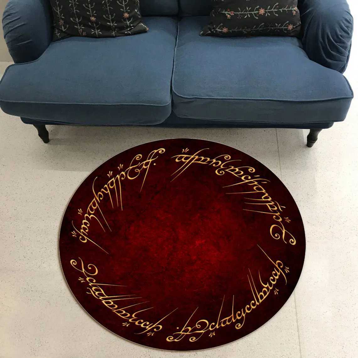 Legendary Movie Rug Living Ro Round Rug ar He Rug Ring Round Rug Lord ar Rug Fantastic Rug The Hobbit Rug Y251216