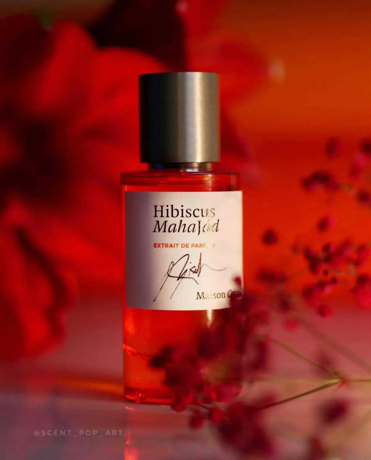 Maison Crivelli Hibiscus Mahajad Extrait de Parfum Vibrant Red Bottle Rich Floral Scent Unisex Fragrance C251217
