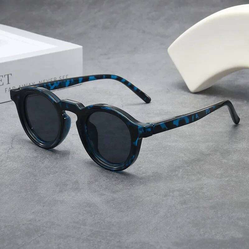 Fashionable Trendy Uv-Protective Sunglasses New Vintage Round Small-Frame Premium Men's & Women's Goggles Classic Driving Shades