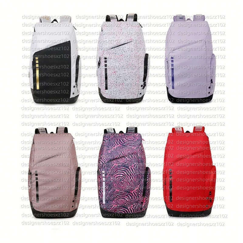 Nikeelite Backpack Designer Bag Basketball Backpack Niki Elite Air Cushion Large Capacity Ergonomic Sporty Sports Outdoor Student Fitness Bag Color