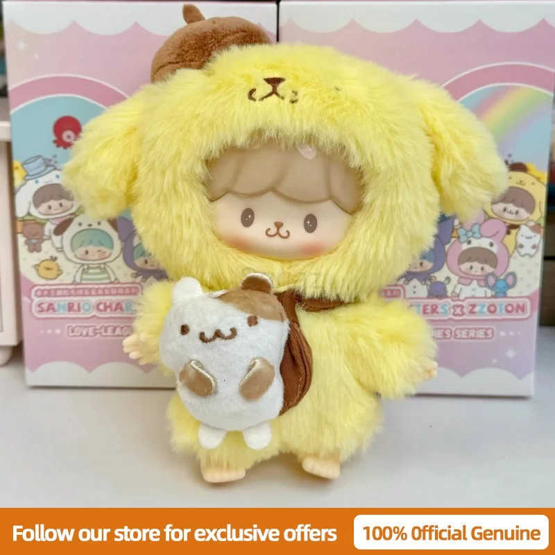 Sanrio Genuine Characters X zZoton Love-league Buddies Series Vinyl Dolls Blind Box Cute Hello Kitty Kuromi Guess Bag Toys Gift H251217