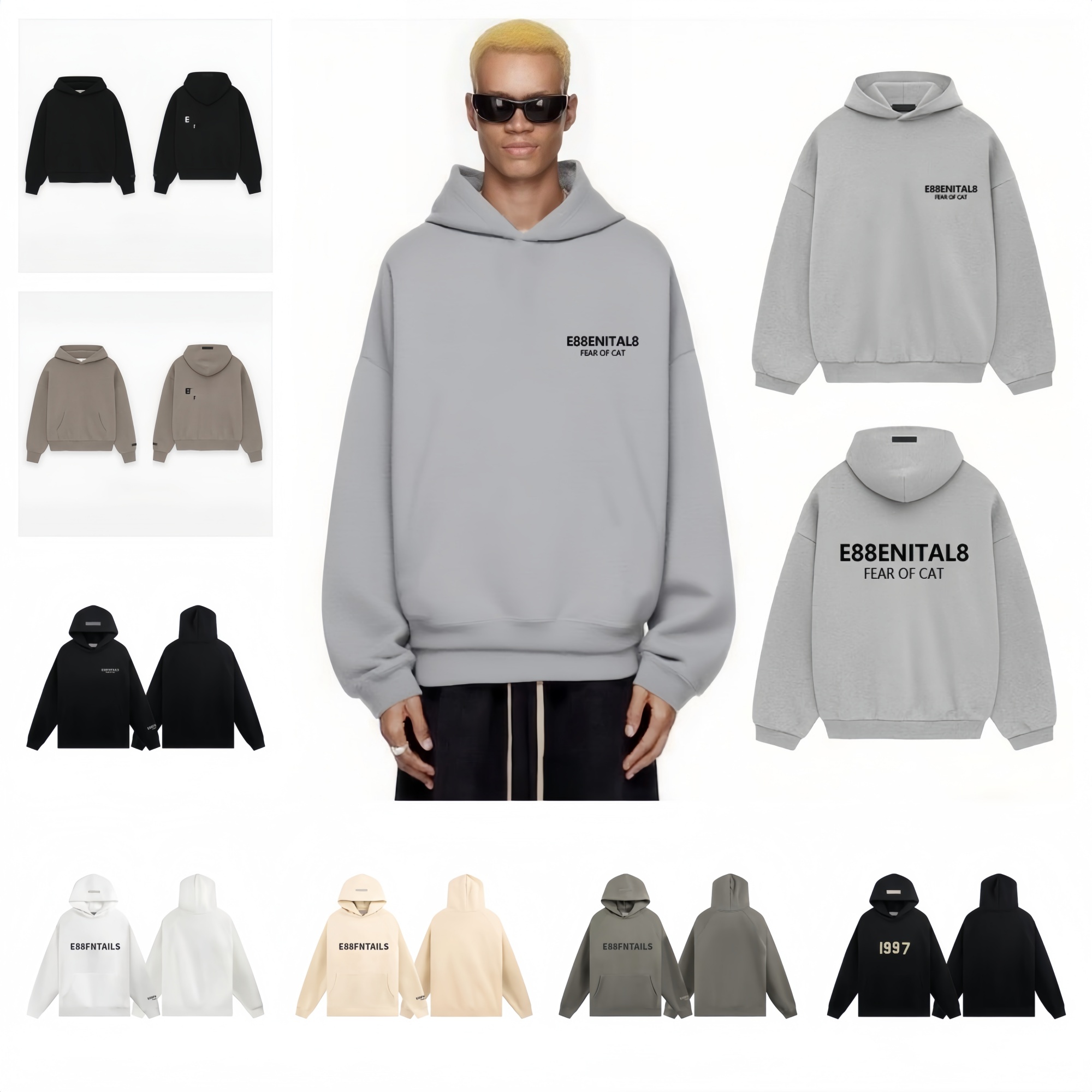 essintals hoodie Designer Hoodie Men Women Designers Pull Over Men Hoodie Winter Warm Man Clothing Tops Pullover Clothes hoddie pant essential Hoodies Sweatshirts