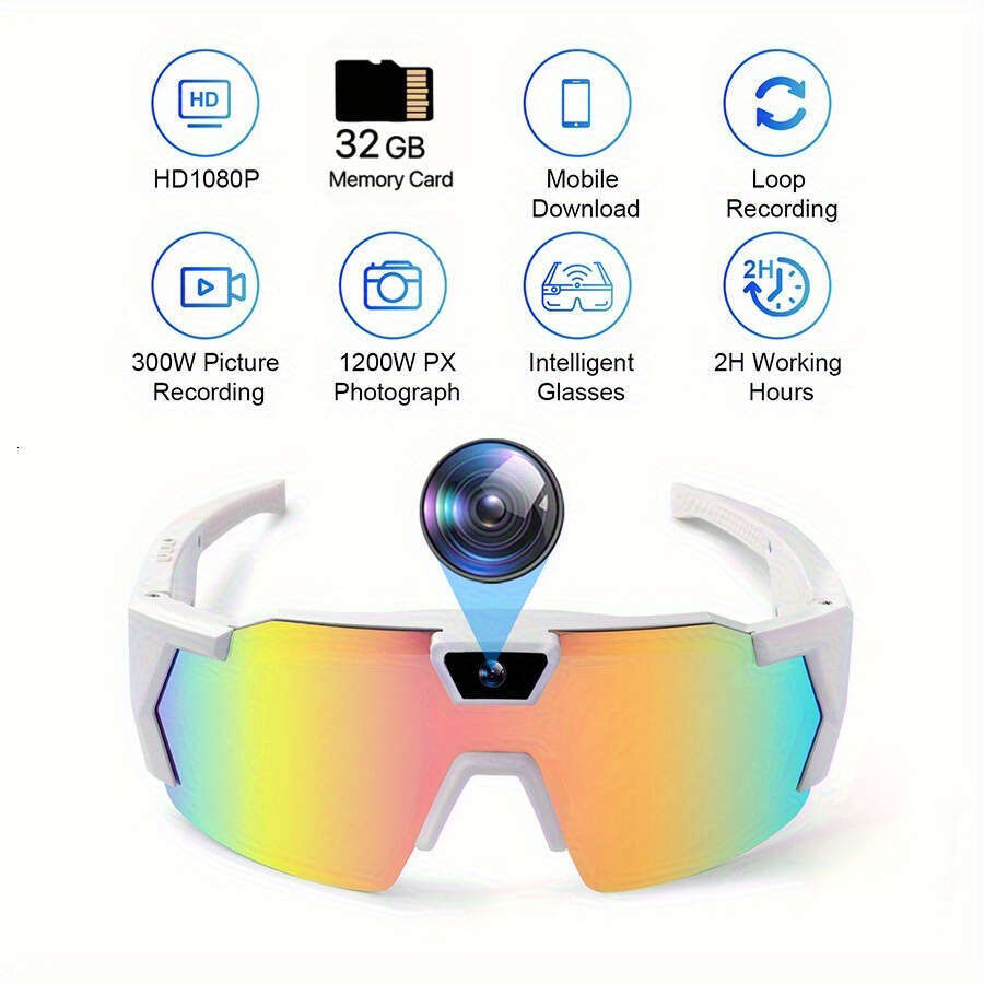 Smart Glasses With AI | Real-Time Translation & Object Recognition, Open-Ear Ultra-Light Design, Up To 8 Hours Battery Life, HD Audio, Wireless Calls,