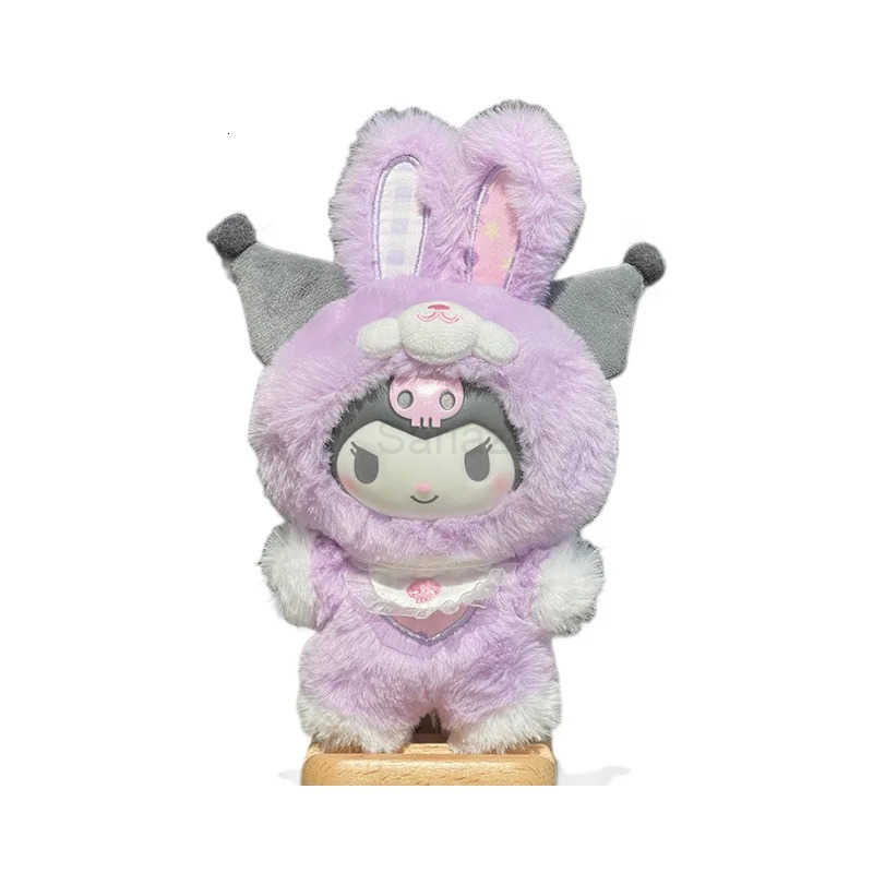Sanrio Minisoq family drag fairy rabbit glue face plush doll hanging girl keychain doll lovely gift H251217