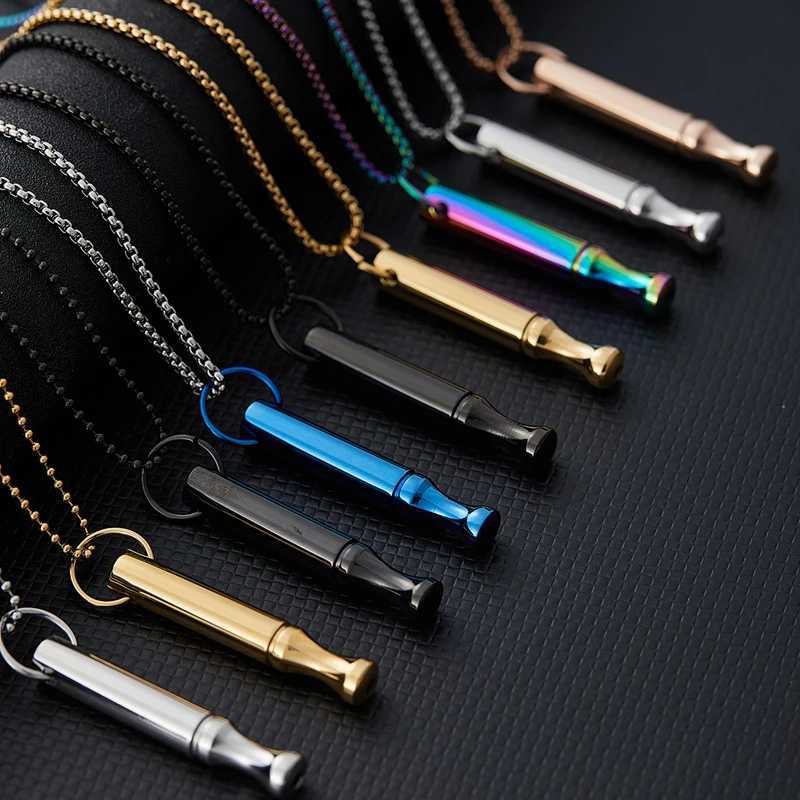 Breathlace Necklace Calm Harmony Anti-Smoking Necklace Breathing Necklace for Anxiety Stainless Steel Mindful Breathing Necklace G251217