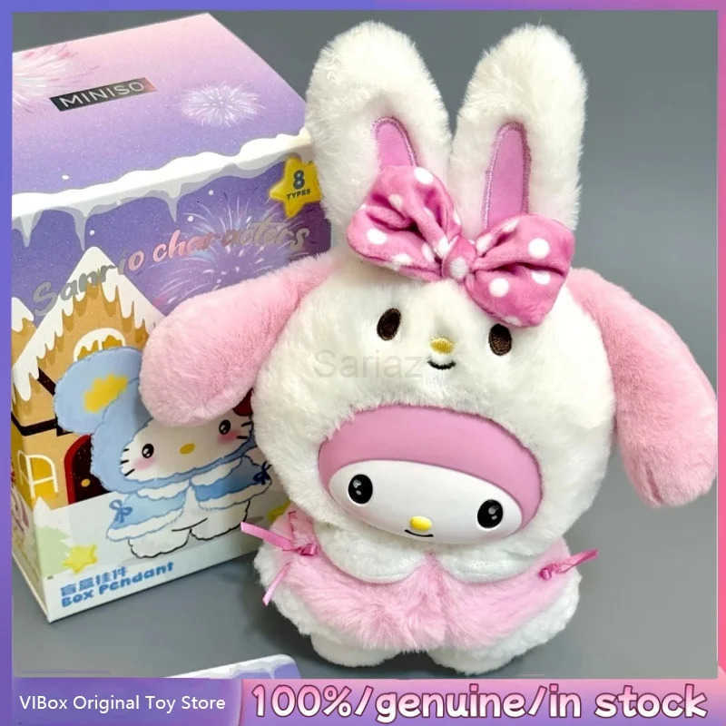 Sanrio New Genuine Little Cape Series Blind Box Cute Vinyl Trendy Pendant Decoration Doll Mystery Box Christmas Birthday Surprise Gift H251217