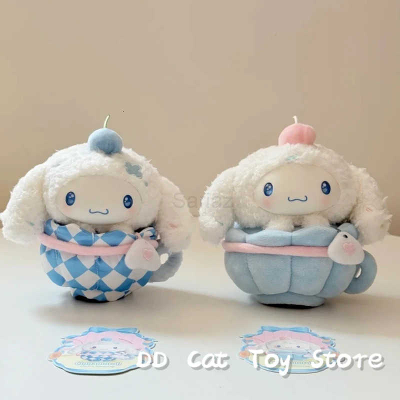 Sanrio New Genuine Blue Flutter Series Vinyl Plush Blind Box Kawaii Kuromi Hello Kitty Bag Pendant Surprise Box Birthday Gift H251217