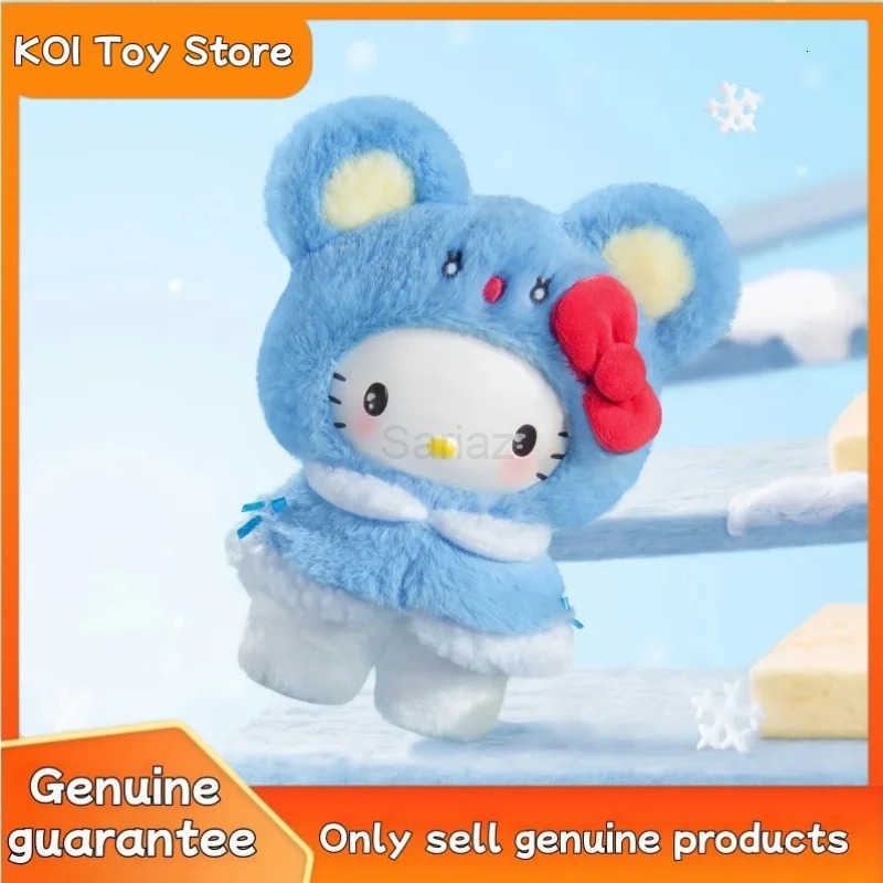 Sanrio NEW Genuine Little Cape Series Vinyl Plush Pendant Blind Box Trendy Play Mystery Box Christmas Birthday Gift Desktop Ornament H251217
