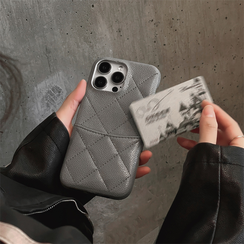 Melard Color Series Small Fragrance Style Compatible with Apple 17 Pro Max Phone Case iPhone 16 Leather Card Slot 15 Cross-Border