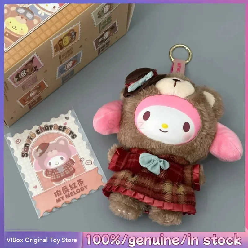 Sanrio Authentic Stock V1 V2 V3 British Afternoon Tea Series Blind Box Vinyl Doll Handmade Pendant Decorative Girl Gift Mystery Box H251217