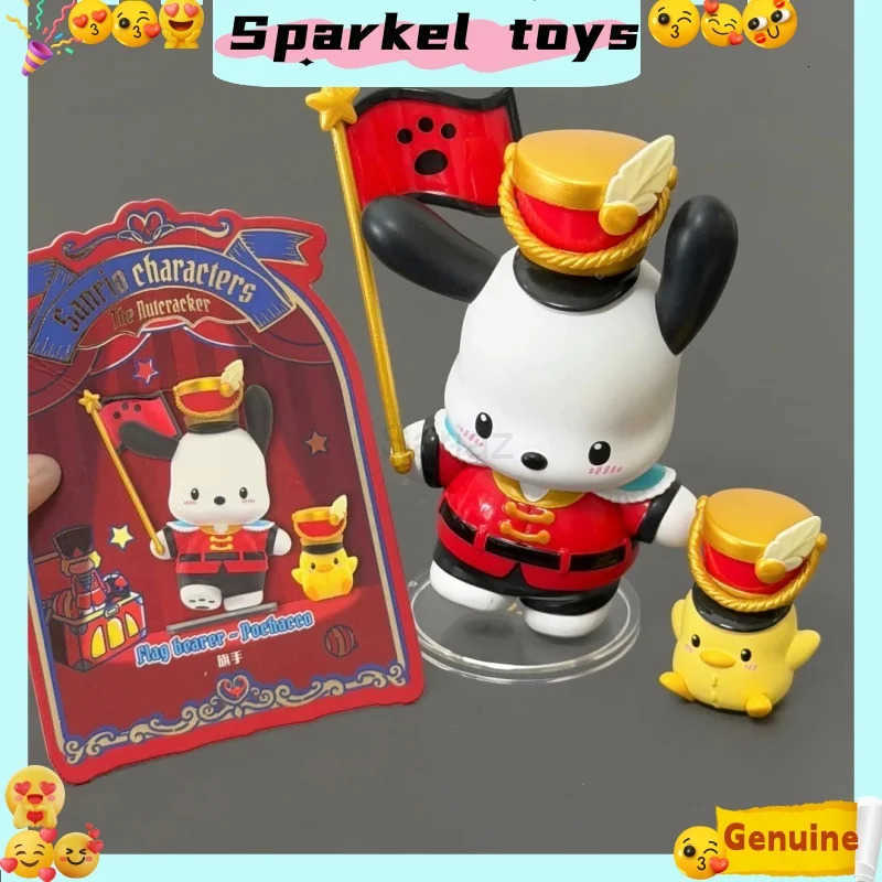 Sanrio Genuine The Nutcracker Series Blind Box Trendy Collect Figurines Kawaii Ornament Model Toys Mystery Box Figure Gifts H251217