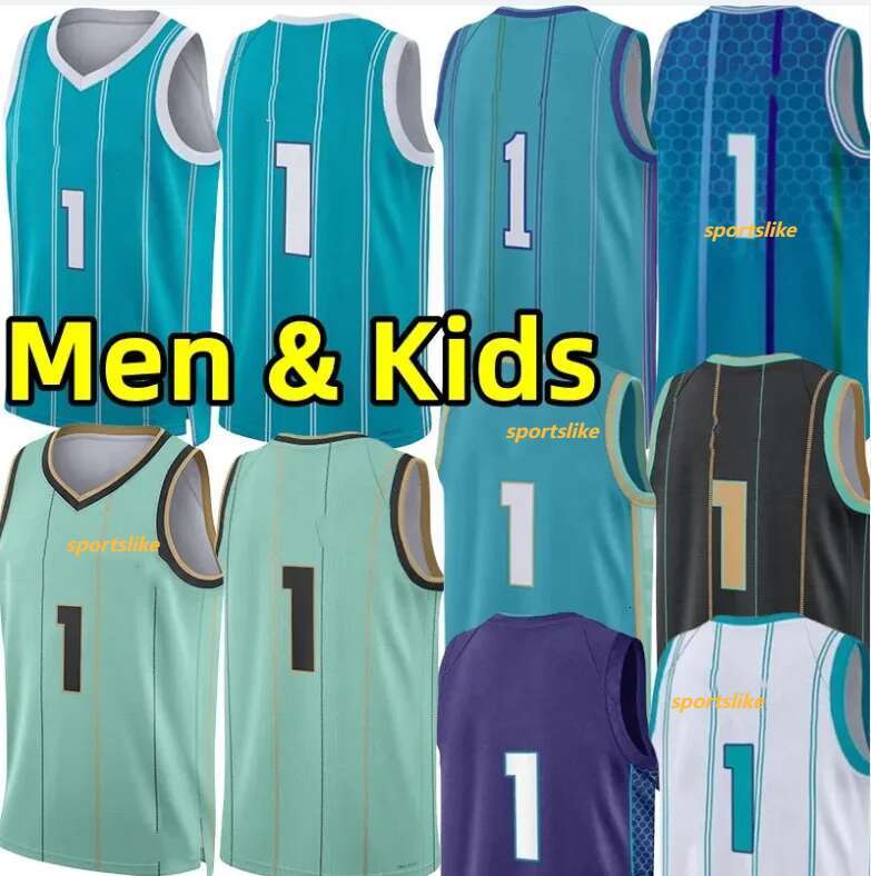 #1 Melo LaMelo Ball Basketball Jerseys Men Youth Kids City Jersey Wear vest children Stitched