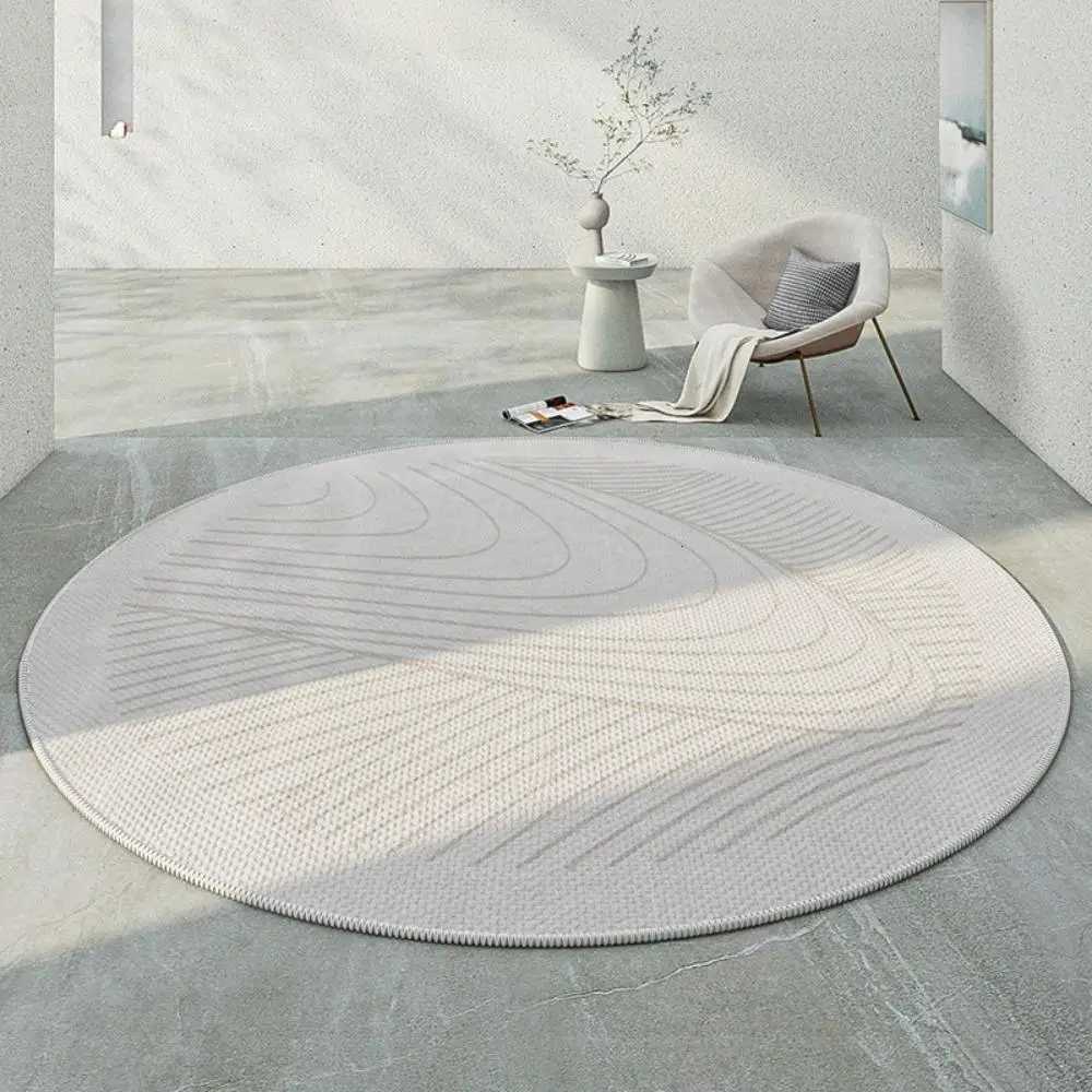 Soundproof And Dirty-resistant Round Carpet Off Cputer E-sports Swivel Chair Rocking Table Study Bench Bedro Floor Mat Y251216