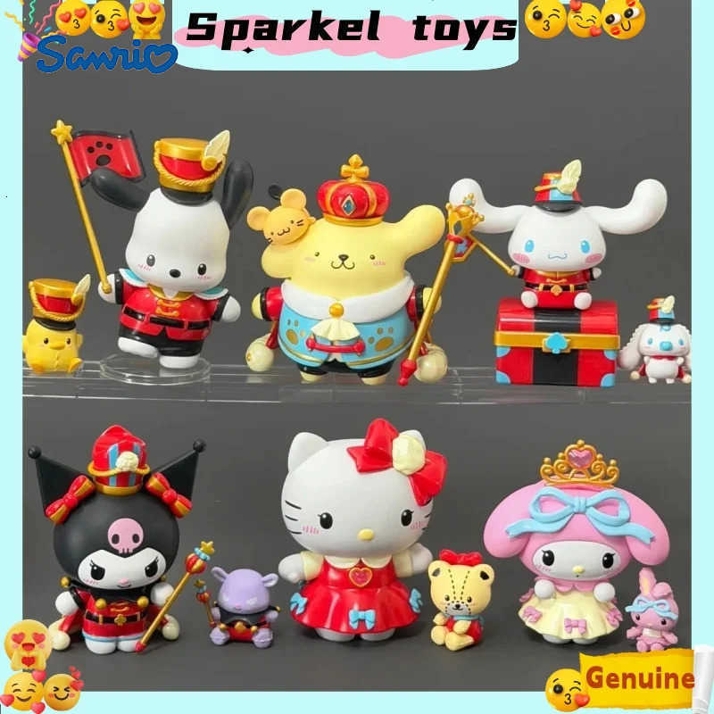 Sanrio Genuine The Nutcracker Series Blind Box Trendy Collect Figurines Kawaii Ornament Model Toys Mystery Box Figure Gifts H251217