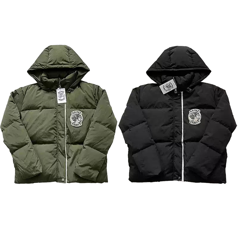 Black and Green Men's plus size Outerwear & Coats 26ss