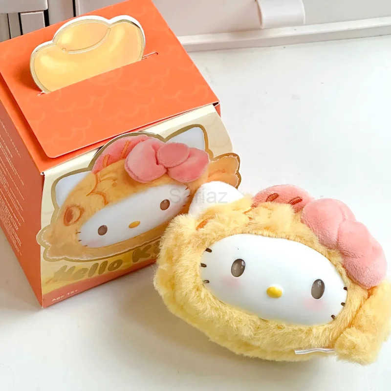 Sanrio Hello Kitty Lucky Koi Scries Plush Relaxing Tos Viny Face Pendant Trendy Blind Box Soft Surprise Dolls Anime Gift H251217