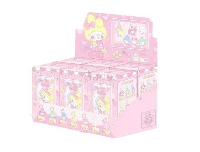 Sanrio In Stock Original 50th Anniversary Series Blind Box My Melody Keychain Vinyl Plush Room Ornament Trendy Toy Birthday Gift H251217