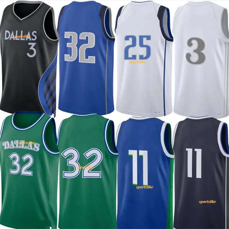 DAL Cooper Flagg Basketball Jerseys Anthony Davis Kyriee Irving Max Christie Klay Thompson Dirk Nowitzki Dereck Lively Daniel Gafford Custom City Classic Jersey