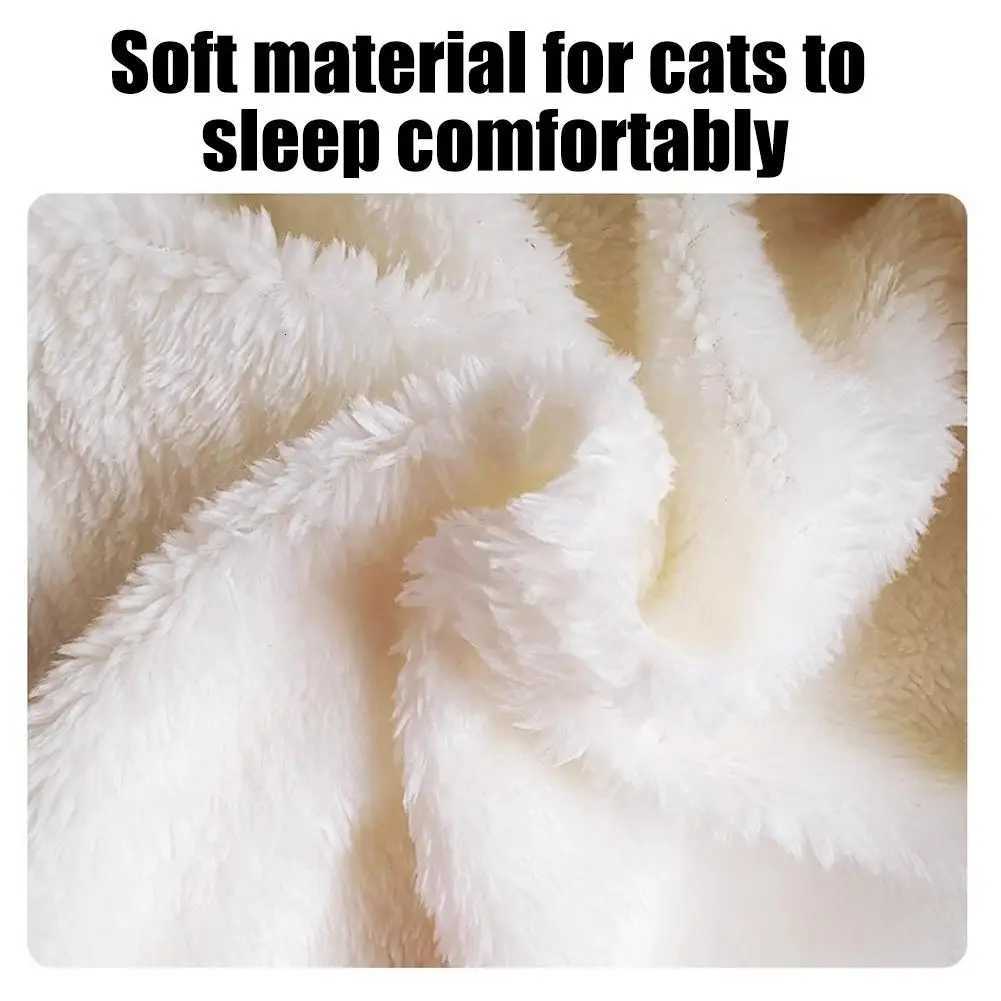 Self Warming Cat Bed Soft Plush Cat Winter Sleeping Bag Cat Sleeping Bag for Indoor Cats Cute Pet Small Puppy Pet Nest Bed M251217