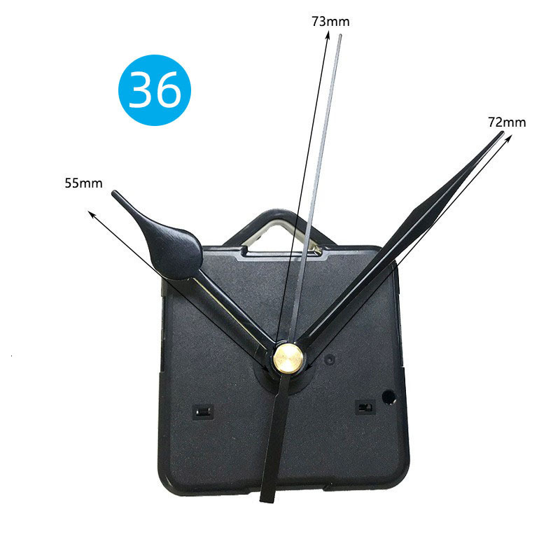 Wall Clocks 10pcs Wholesales 18.5mm DIY Quartz Clock Movement Kit Spindle Mechanism shaft Classic Hanging Watch Repair Replacement 220930