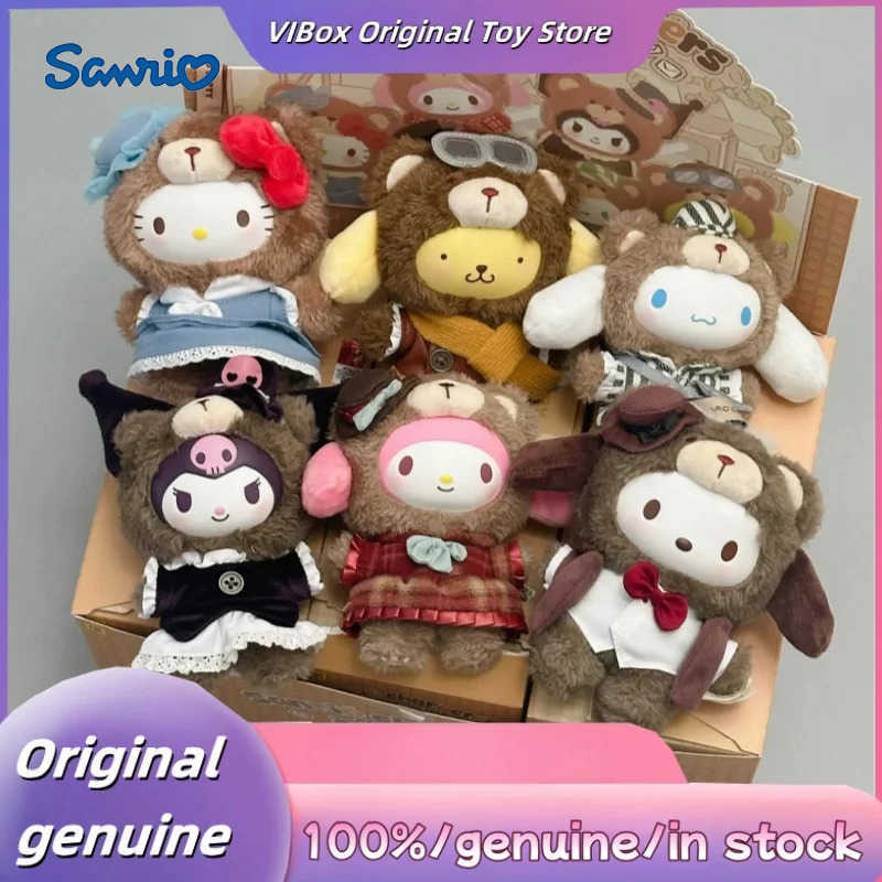 Sanrio Authentic Stock V1 V2 V3 British Afternoon Tea Series Blind Box Vinyl Doll Handmade Pendant Decorative Girl Gift Mystery Box H251217