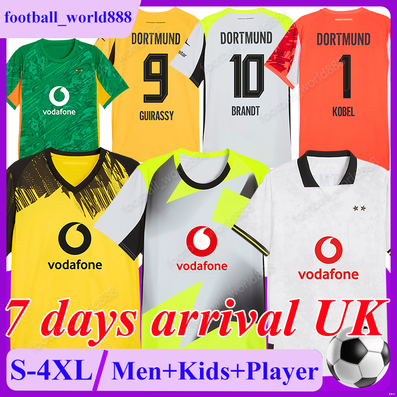 4XL Trikot DortmundS Soccer Jerseys 3rd GUIRASSY JOBE 2025 Football Shirts F.NMECHA BRANDT ANTON football kits ADEYEMI BEIER FABIO SILVA KOBEL Men Kids Kit Socks Sets