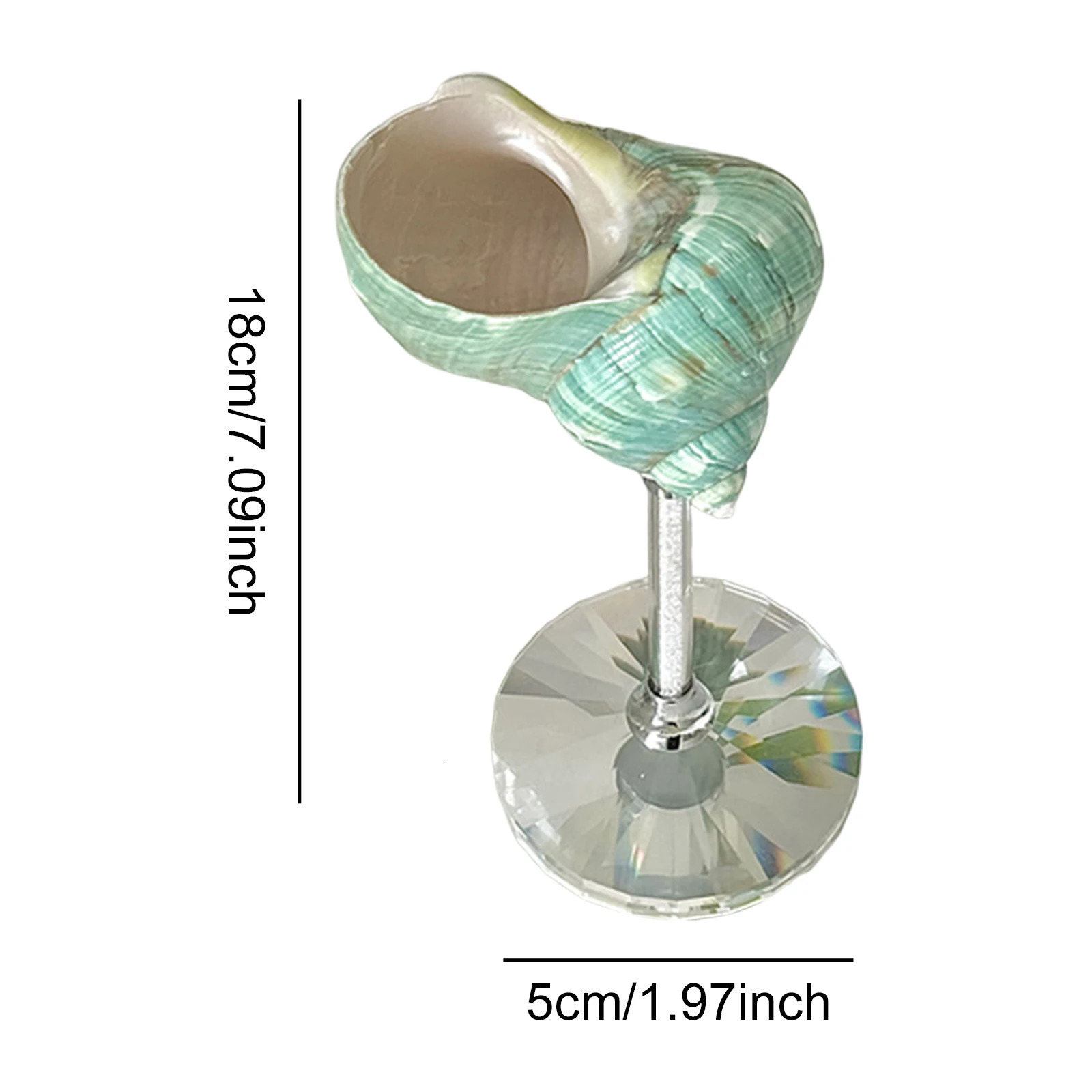 Natural Shell Stem Cocktail Glass Bar Conch Wine Goblet INS-Style Champagne Cup for Western Restaurant or Trendy Lounge Decor 251215 - view 7