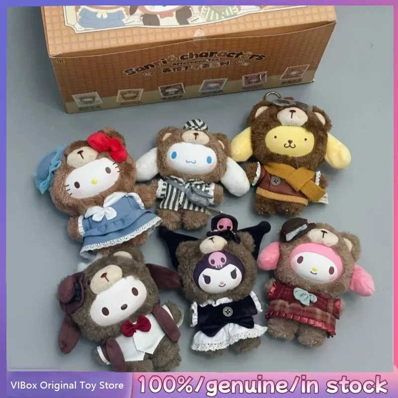 Sanrio Authentic Stock V1 V2 V3 British Afternoon Tea Series Blind Box Vinyl Doll Handmade Pendant Decorative Girl Gift Mystery Box H251217