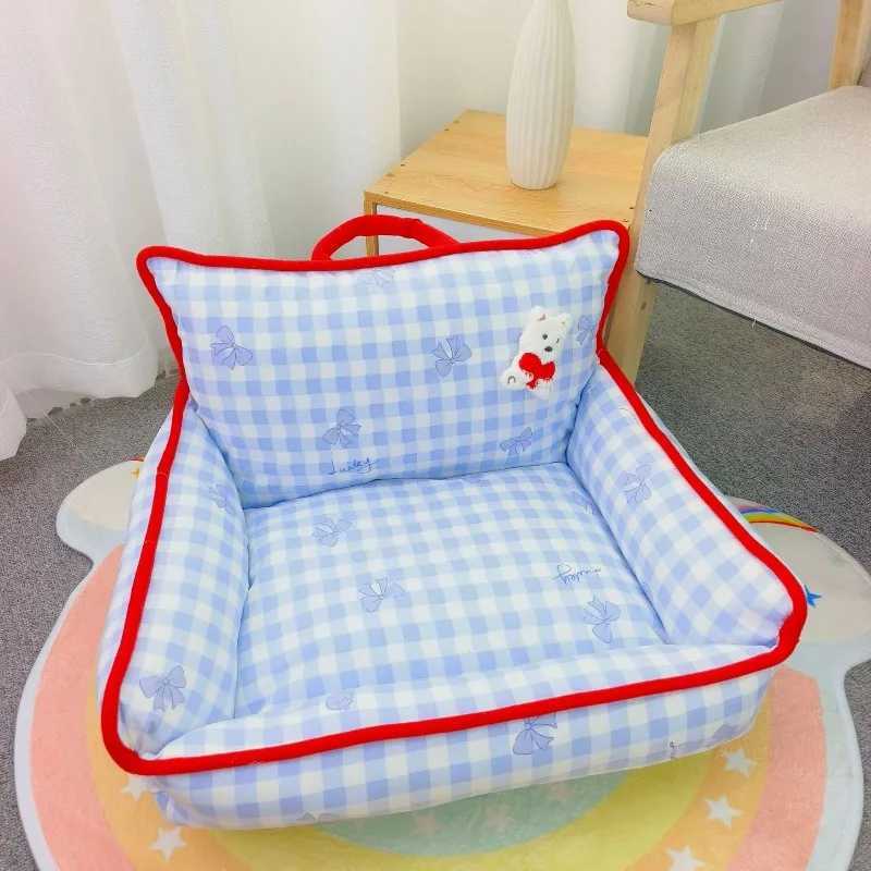 Pet Nest Dog Sofa Dog Nest Cat Nest Small Dog Cat Four Seasons Universal Thickened Pet Bed for Small Dogs M251217
