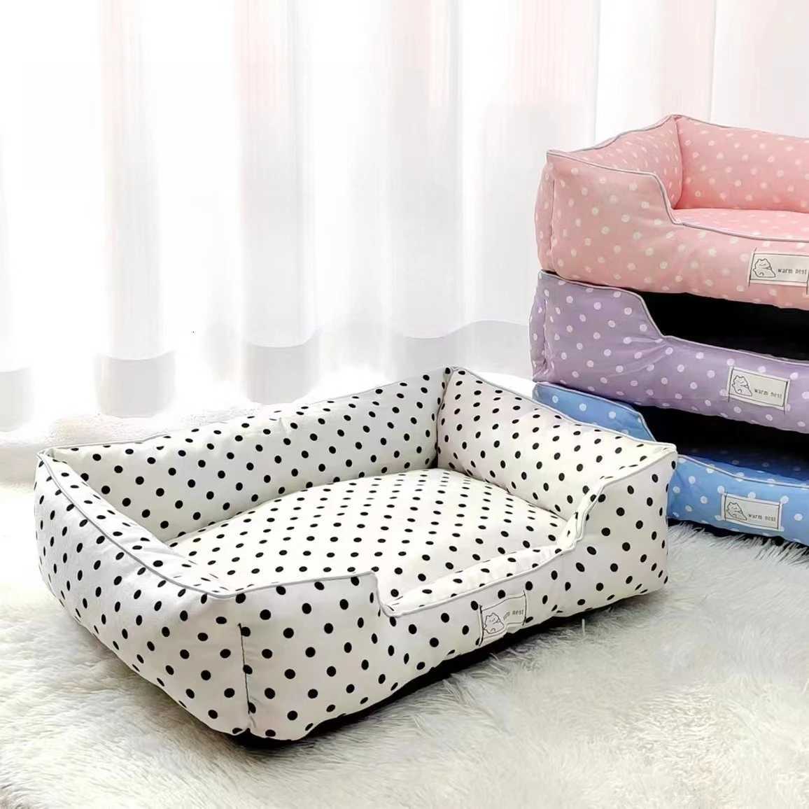 Washable Dog Bed Small Pet House Winter Warm Cat Mat Removable Four Seasons Pet Bed M251217