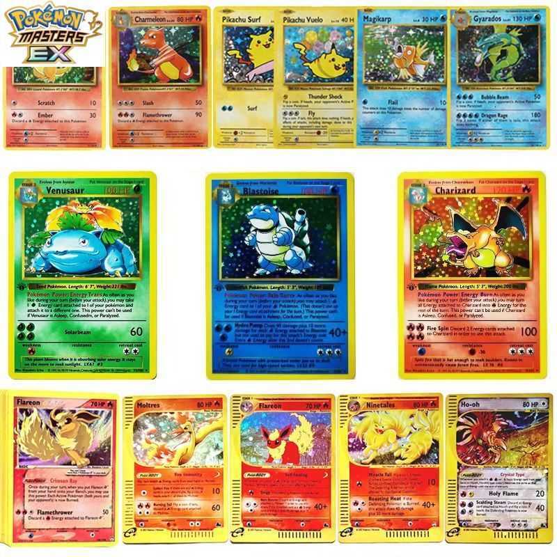 Pokmon Card MEGA Card EX Pokmon Pet Little Flash Card PTCG English Charizard Card L2512172DQG