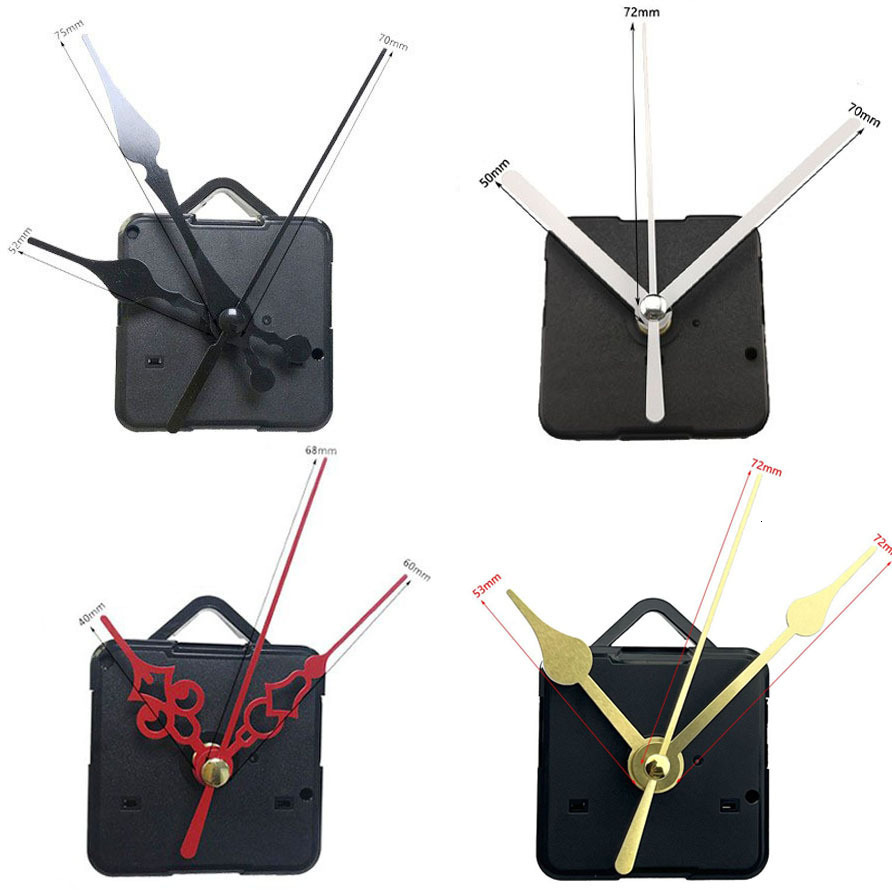 Wall Clocks 10pcs Wholesales 18.5mm DIY Quartz Clock Movement Kit Spindle Mechanism shaft Classic Hanging Watch Repair Replacement 220930