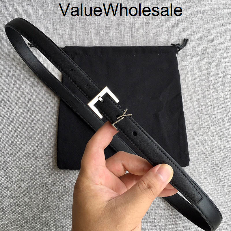 Black belt for Woman Fashion designers belts Gold silver Vintage buckle Man Womens Belts Genuine Cowhide Width 20cm 30cm YSLlies SAINTlies LAURENTlies yslbelt 86LG