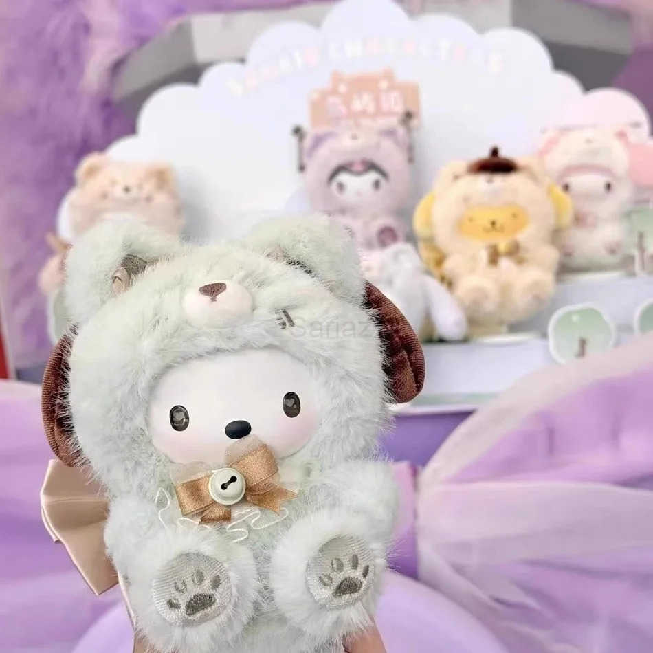 Sanrio Characters Fox Island Series Vinyl Blind Box Toys Cute Cartoon Hello Kitty Kuromi Pendants Trendy Collectible For Adults H251217