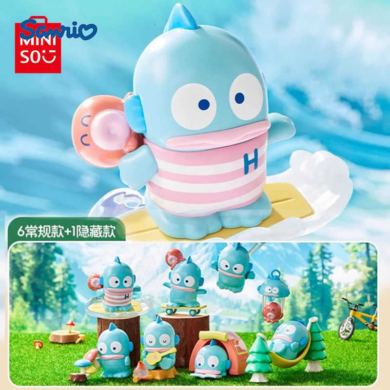 Sanrio Genuine Hangyodon Extreme Outdoor Blind Box Figure Ornament Model Toy Cartoon Cute Decorative Gift H251217